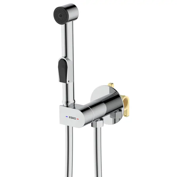 Гигиенический душ Esko Marburg со смесителем цвет хром