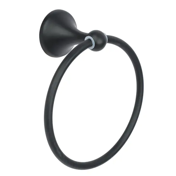 Полотенцедержатель-кольцо Eltoni цвет черный